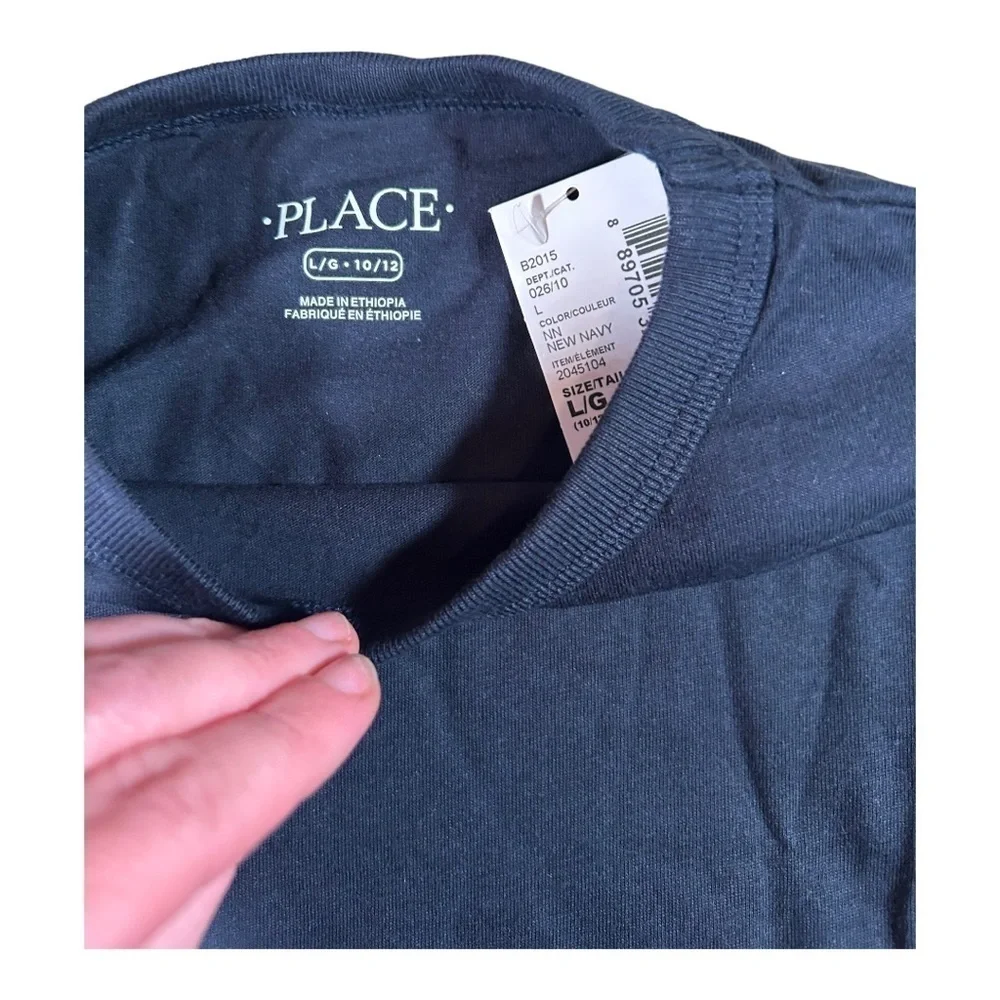 The Children’s Place Boys Regular Basic Layering Tee - New Navy (D1)